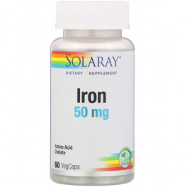 Solaray Iron 50 мг 60 капс